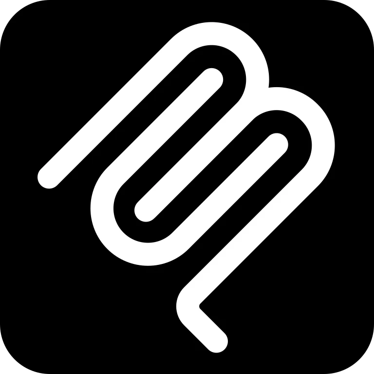 Official Model Context Protocol white connector symbol on a black rounded square.