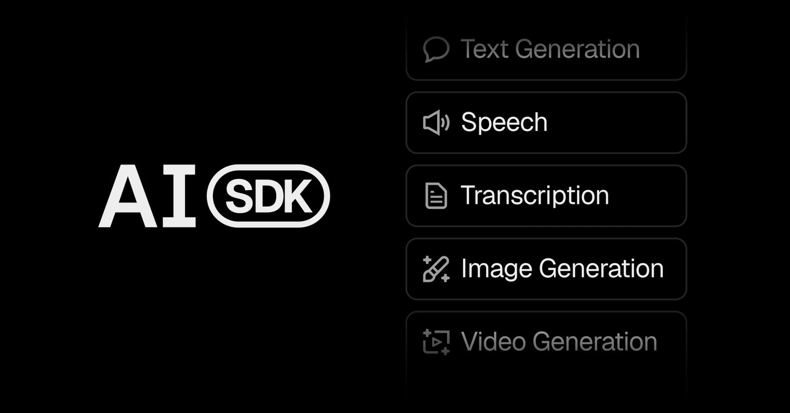 The official Vercel AI SDK product graphic.